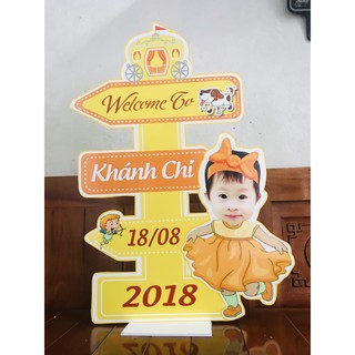 Cây welcome trang trí sinh nhật