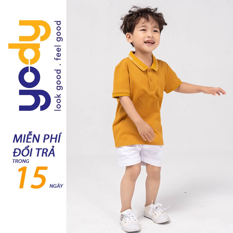 Áo Phông Polo Trẻ Em Chất Liệu PiQue Mắt Chim YODY. Thoáng Mát - KID3052