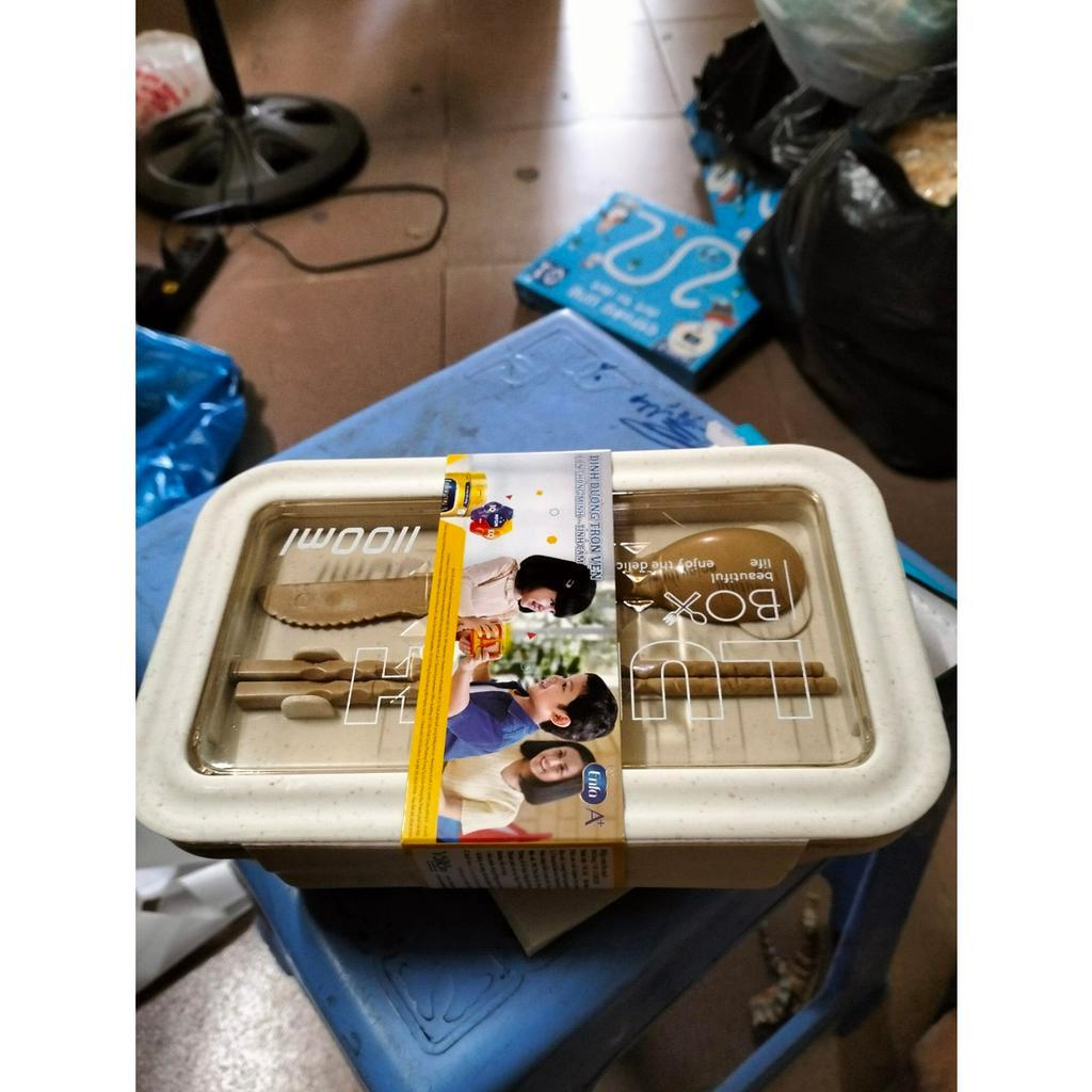HỘP CƠM LÚA MẠCH LUNCHBOX 1100ML QUÀ TẶNG SỮA ENFA