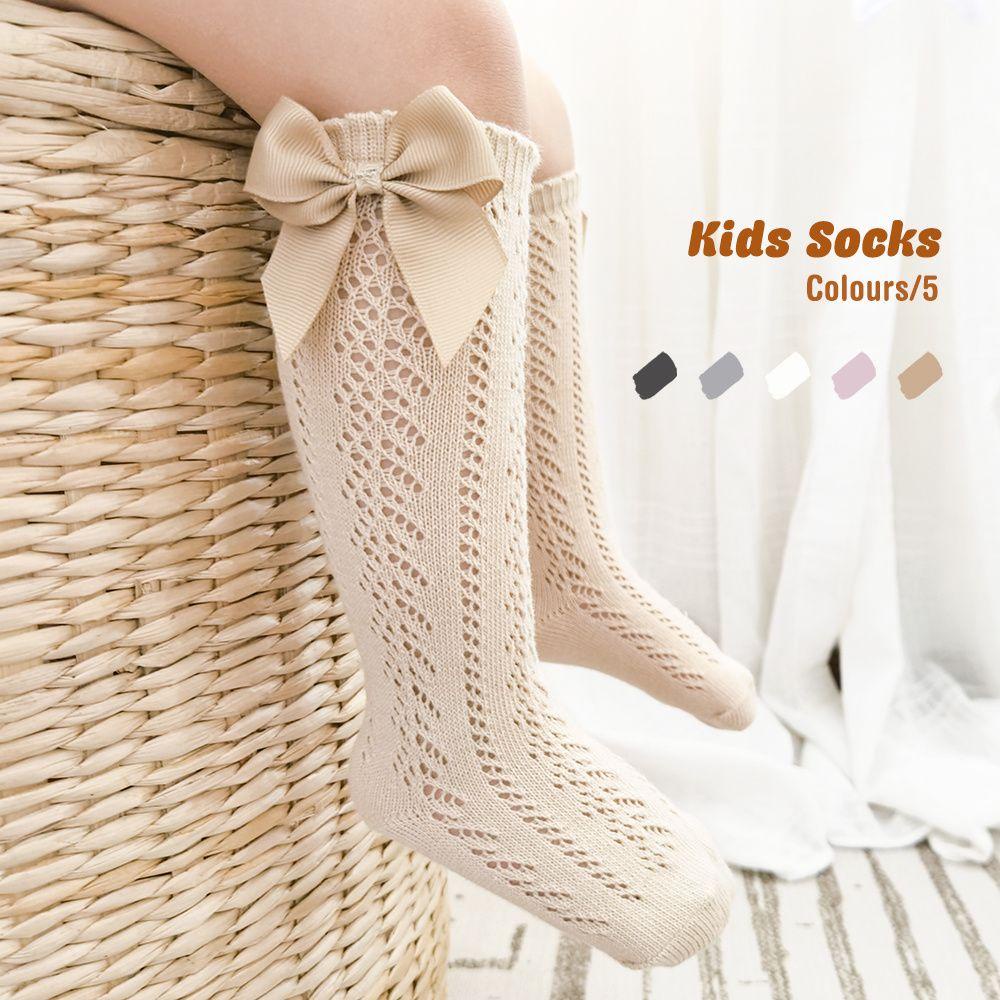 ESPO Tất Lưới Đính Nơ Xinh Xắn Cho Bé Gái