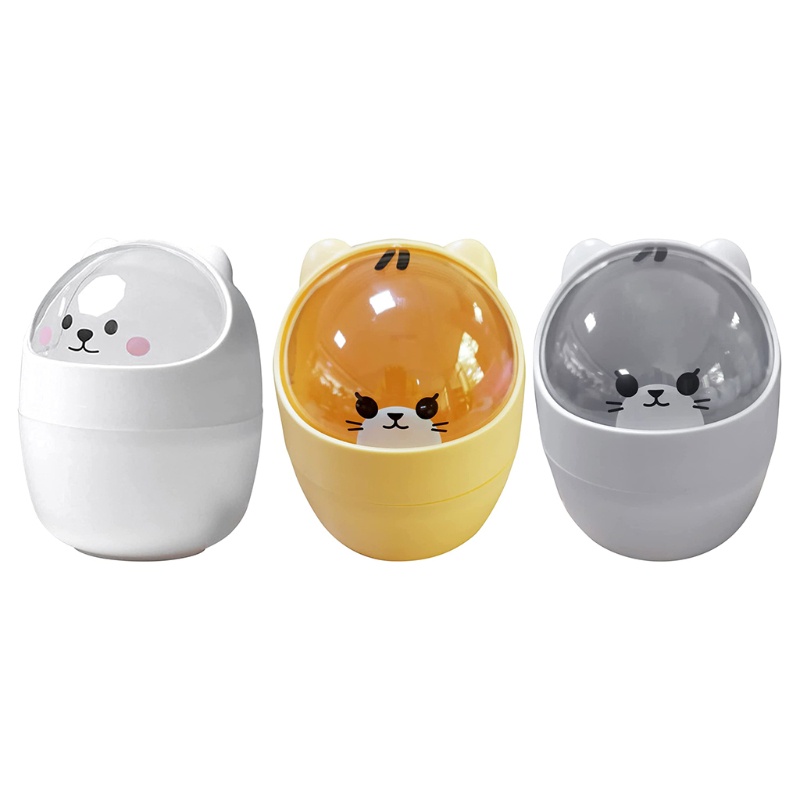 Thùng Rác Mini Để Bàn Có Nắp Đậy Chống Mùi Hôi Tiện Dụng