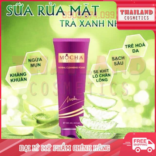 Sữa rửa mặt trà xanh nha đam Mocha