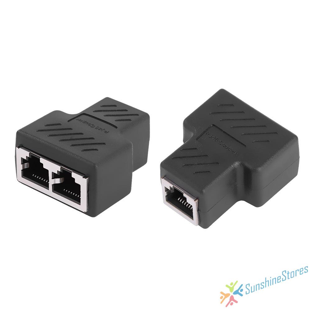 Đầu Nối Dây Mạng LAN RJ45 Chuyển Từ 1 Thành 2