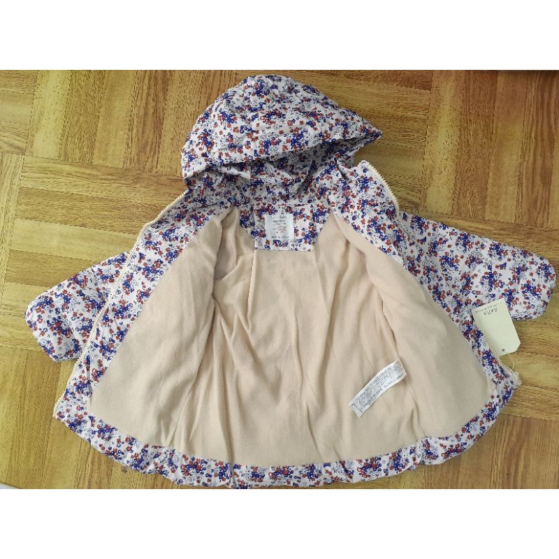 Áo phao in hình gấu/hoa nhí cho bé gái size 9-12tháng đến 3-4tuổi