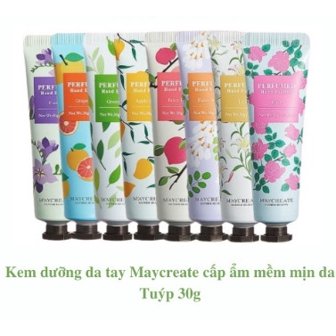 Dưỡng da tay,Kem tay dưỡng ẩm da mềm mịn Maycreate túyp 30g thơm tự nhiên