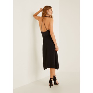 Đầm halter neck cổ yếm Mng auth size XS