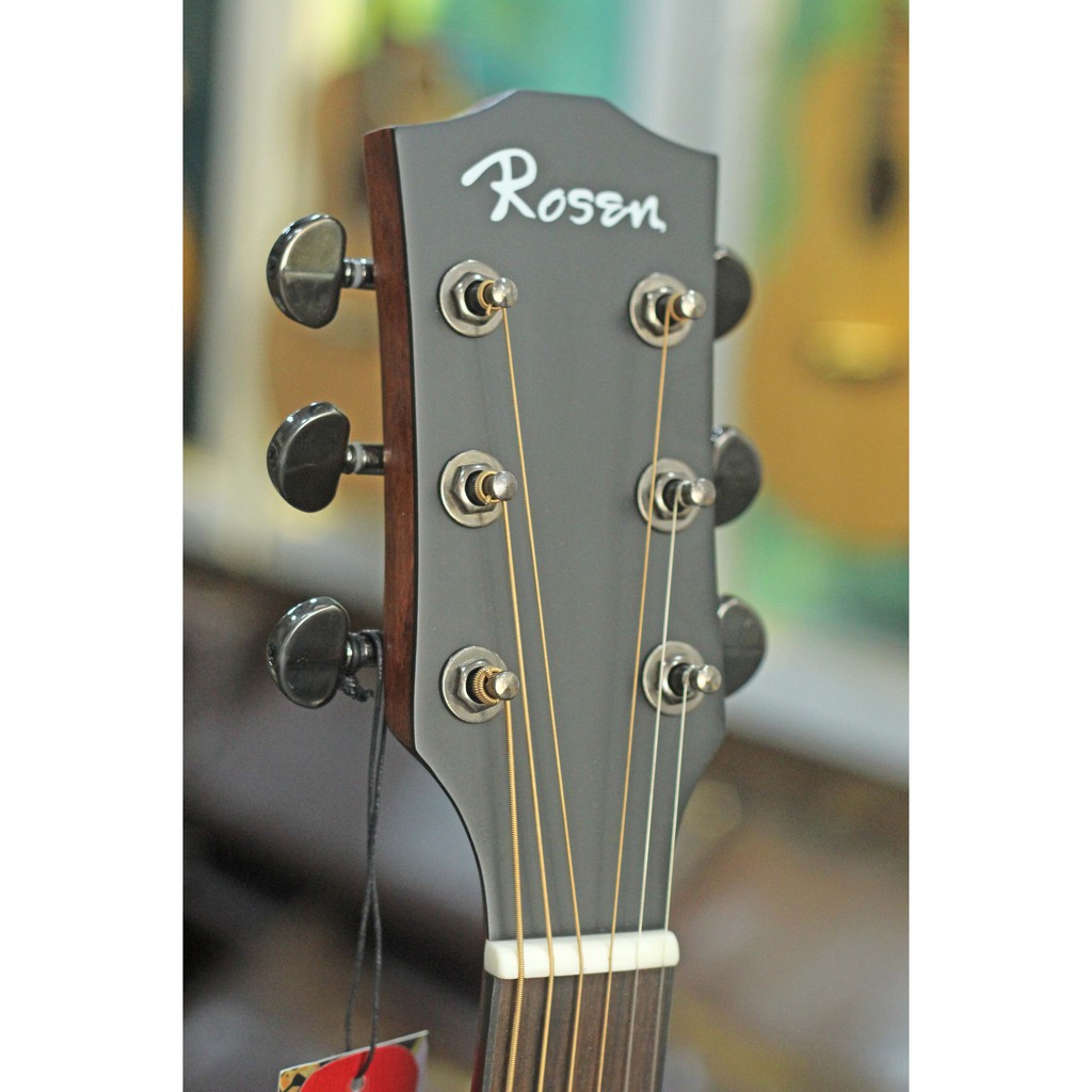 Đàn Guitar Acoustic Rosen Vàng G15 -Tặng Kèm khóa học của guitarist Hiển Râu và đầy đủ phụ kiện