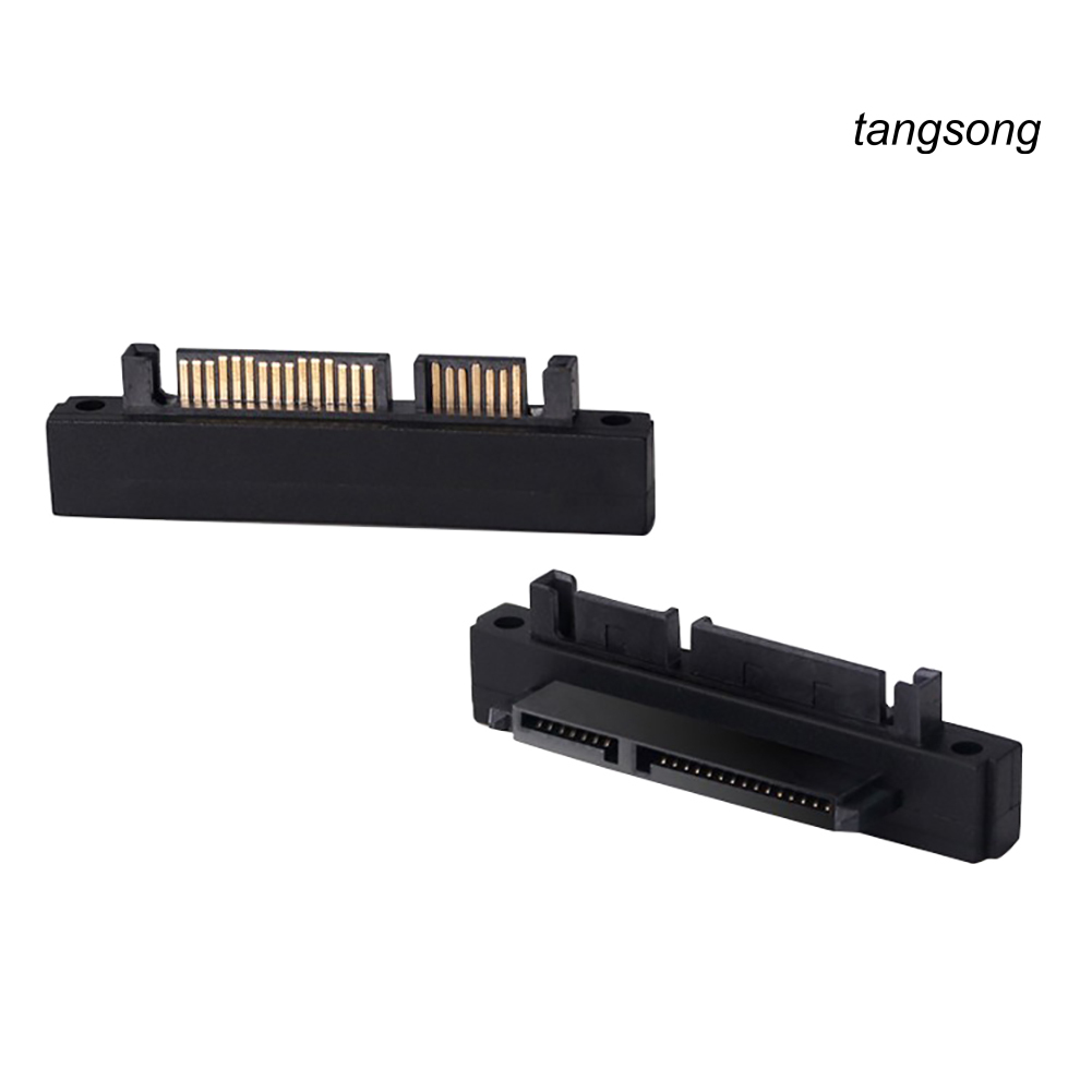 Đầu Chuyển Đổi Ts-90 Độ Sata 22pin 7 + 15 Male Sang Female