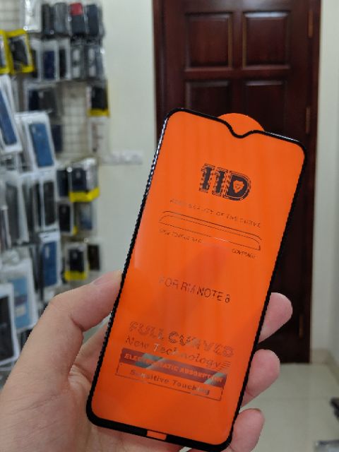 Cường lực 11D  Redmi Note 8 / Oppo Realme 5 Pro / Realme 3 Pro / Oppo F9  dùng chung Full màn ôm màn 2.5D cao cấp