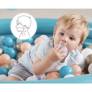 Bóng Nhựa Nhiều Màu 50-100 Quả Cho Bé