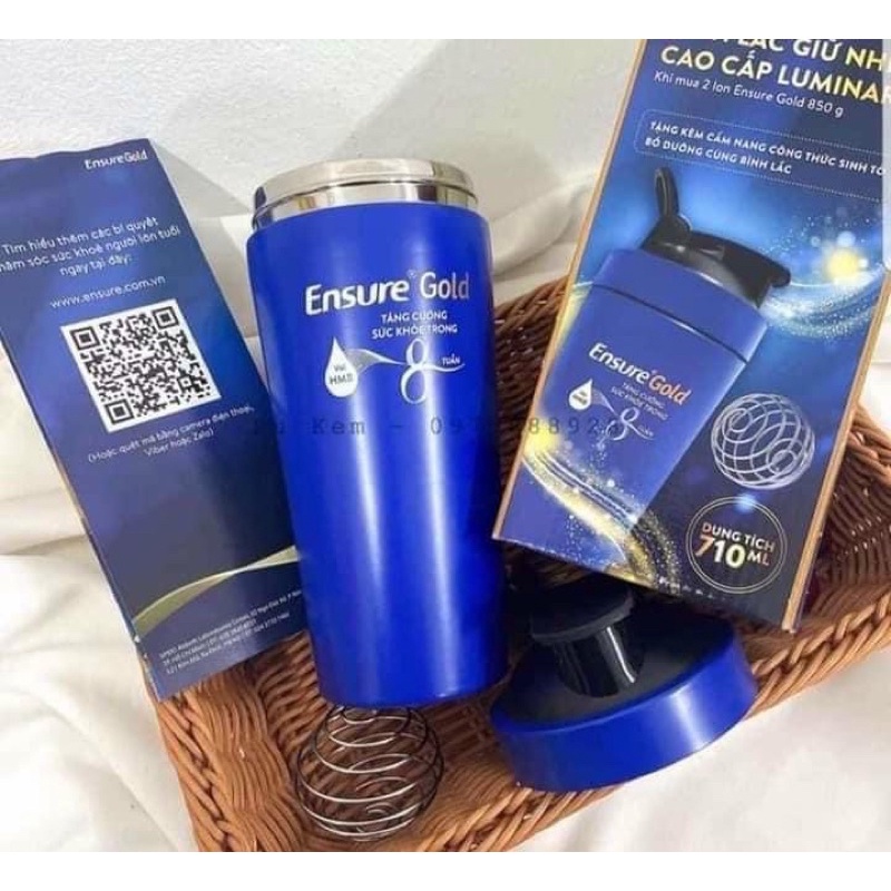 BÌNH LẮC GIỮ NHIỆT CAO CẤP LUMINARC HKM SỮA ENSURE GOLD