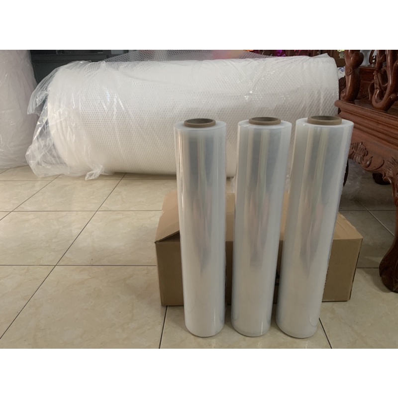 Màng PE.Màng Co bọc hàng 0.5cm nặng 2ký7