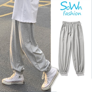 Quần jogger ống rộng unisex bo gấu dáng thể thao suông nam nữ nỉ cao cấp da cá bigsize thu đông basic pants NHIỀU MÀU