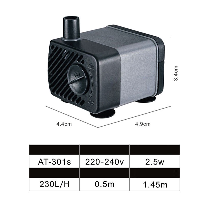 Bơm ATMAN 301s-302s-303s-304s-305s-306s siêu bền cho bể cá, hồ cá