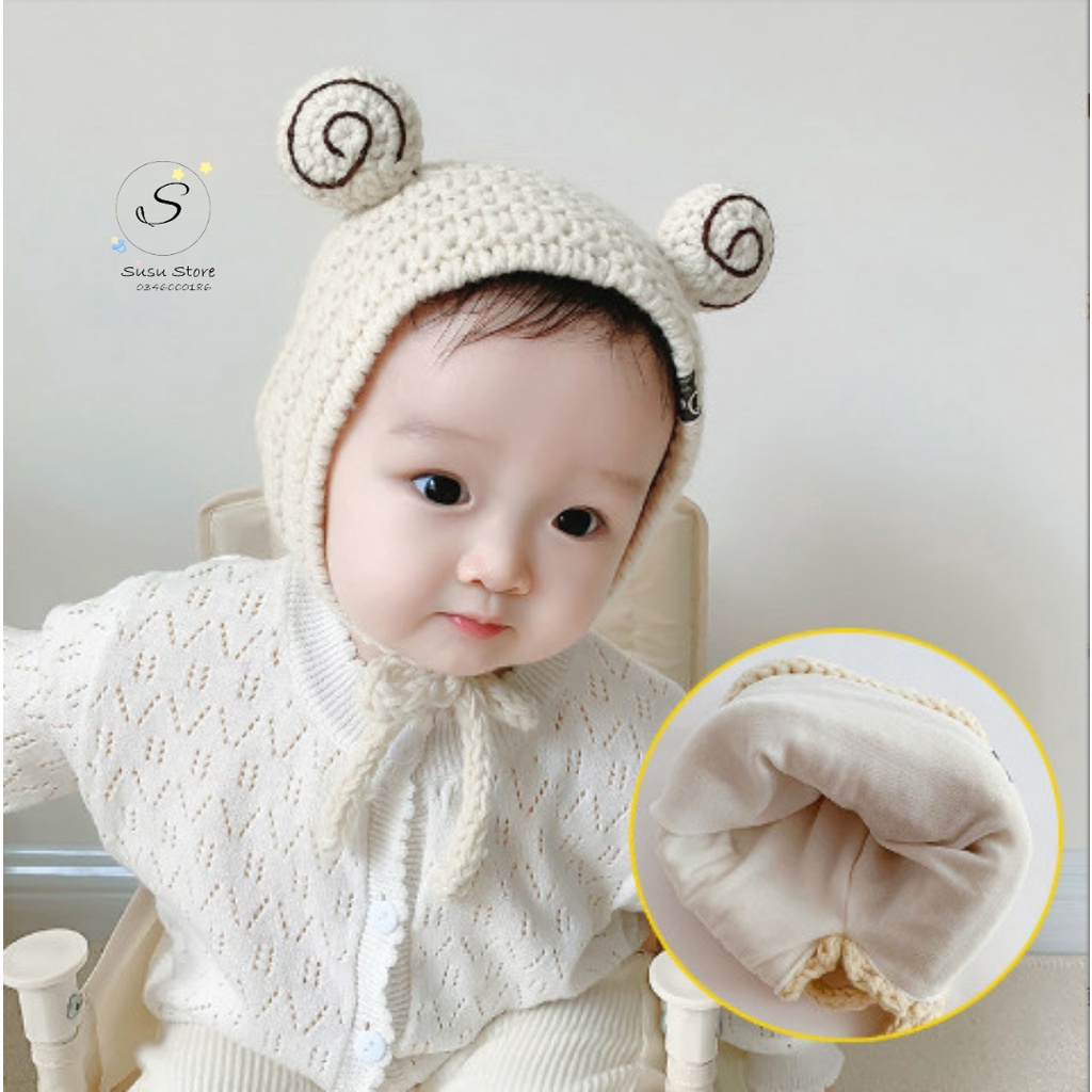 MUP 74: Mũ len cho bé từ 8-3 tuổi