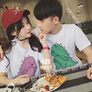 Áo đôi áo cặp khủng long nam nữ