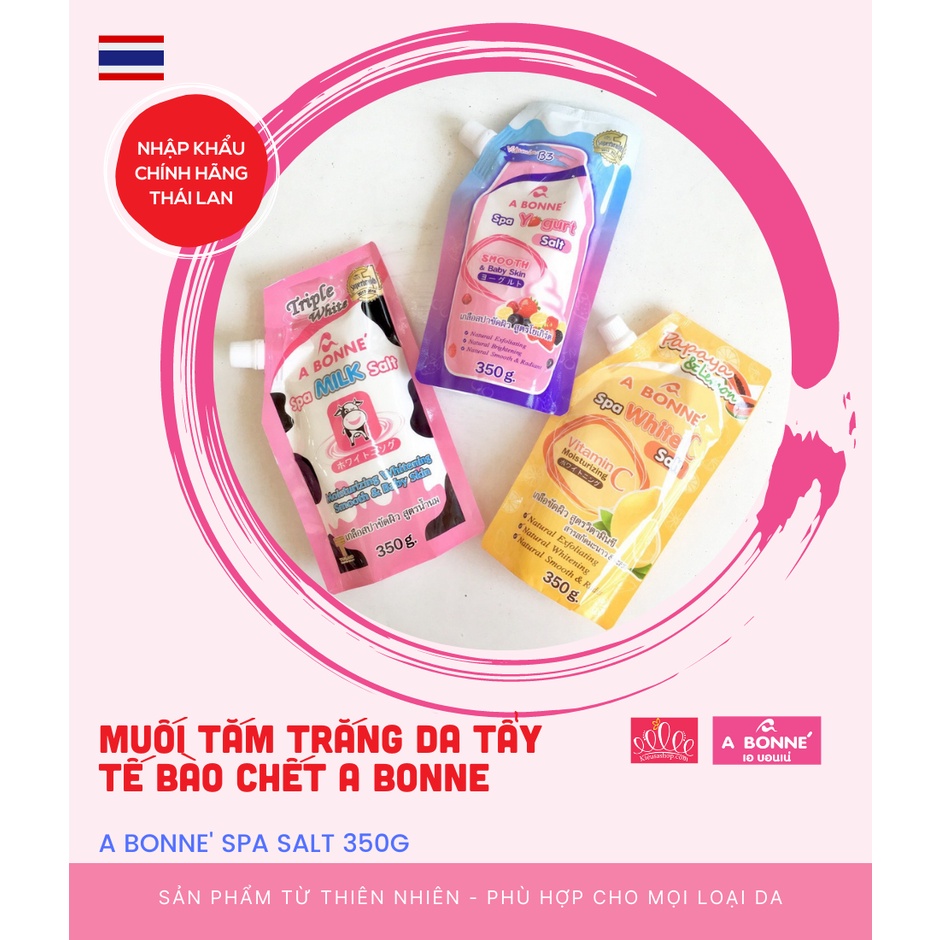 Muối Tẩy Da Chết Spa A Bonne' Thái Lan 350g
