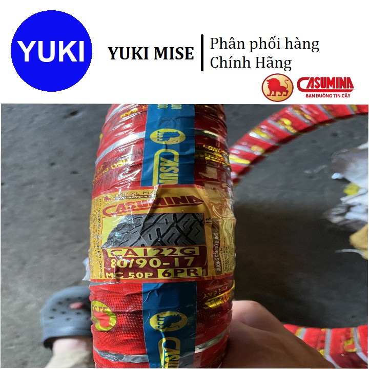 Vỏ Lốp Xe Casumina CA122G Cho Xe Máy | Wave S/RS/Future | YUKI MISE