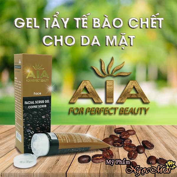 Mỹ phẩm AIA - Gel kỳ tế bào chết dành cho da mặt tinh chất cà phê (120ml)