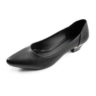 Giày cao gót nữ đế vuông 3cm mũi nhọn trẻ trung vnxk 3p24d68dt