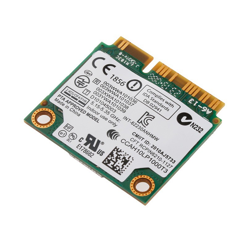 Thẻ PCI-E Intel 6230 62230ANHMW 300 mini không dây băng tần kép WiFi BT | BigBuy360 - bigbuy360.vn