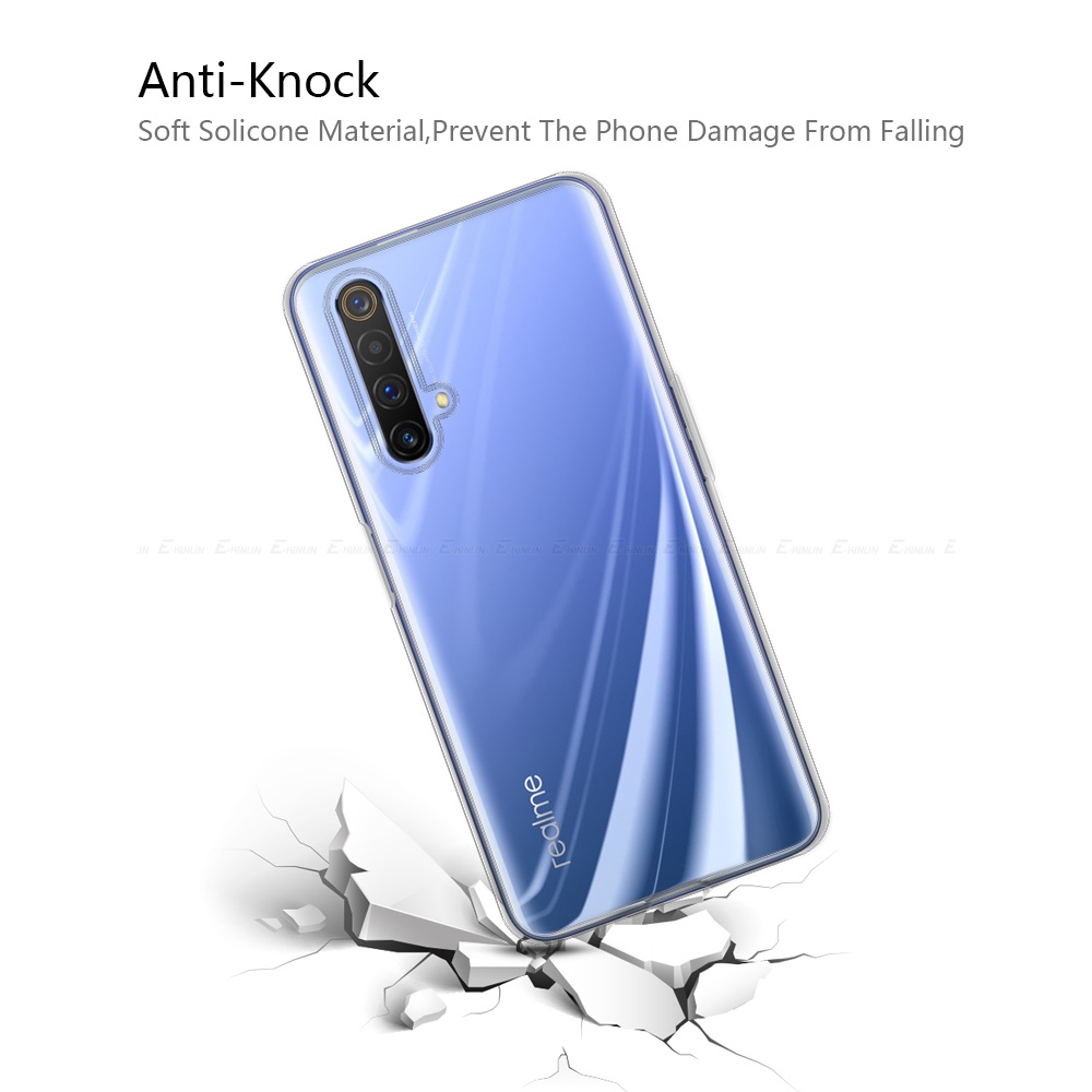 Ốp Điện Thoại Silicon TPU Mềm Trong Suốt Siêu Mỏng Cho Realme X2 X3 Super Zoom X7 X50 Pro Max XT X50m