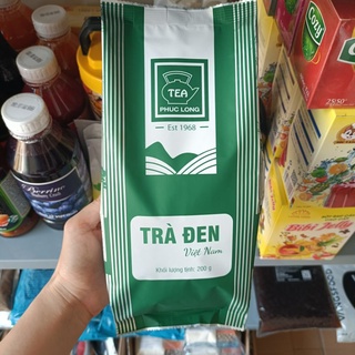 Trà đen Phúc Long pha trà sữa