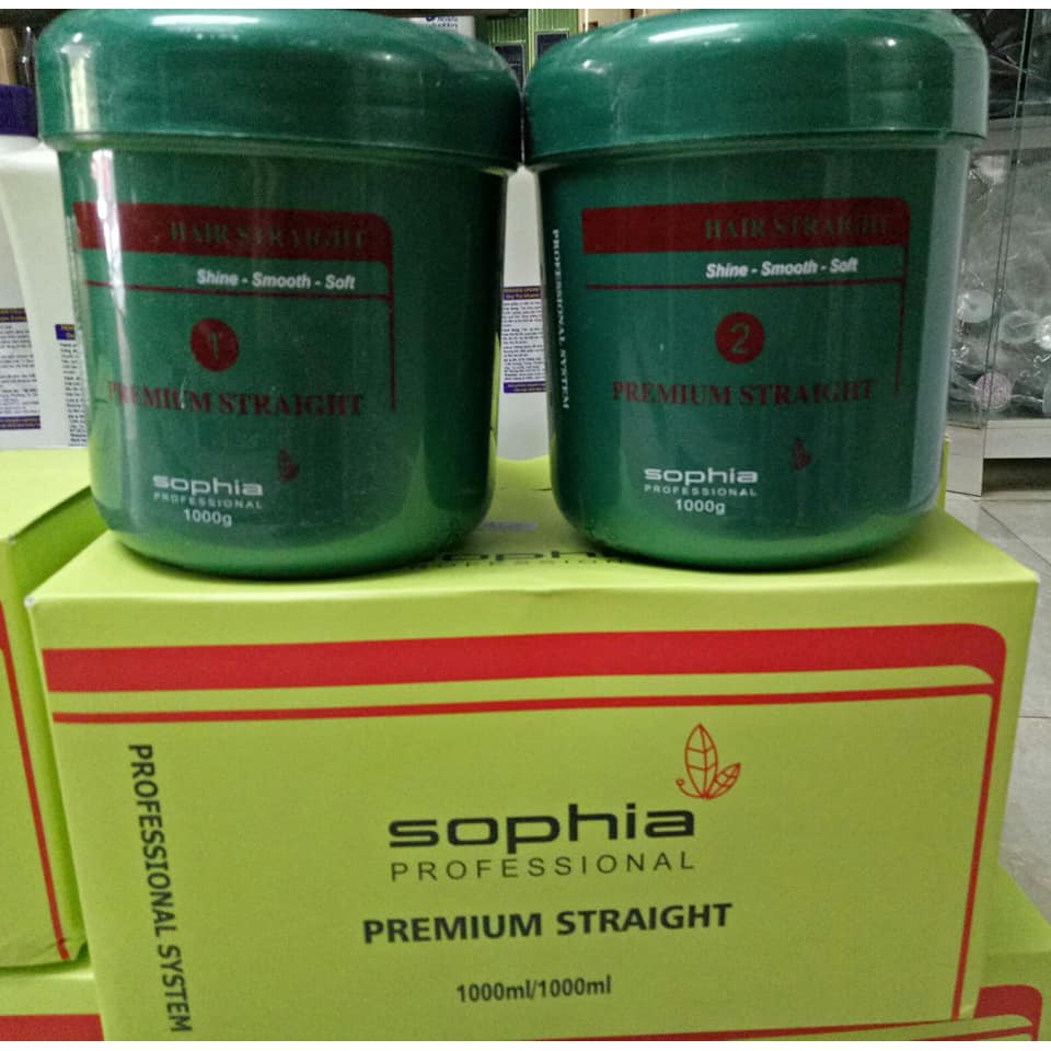Thuốc ép duỗi Sophia Premium Straight 1000ml x2
