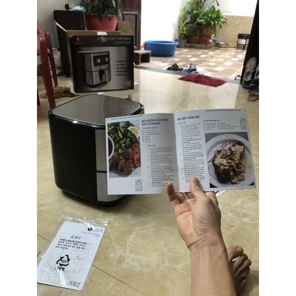 NỒI CHIÊN KHÔNG DẦU LOTTE 5,5l