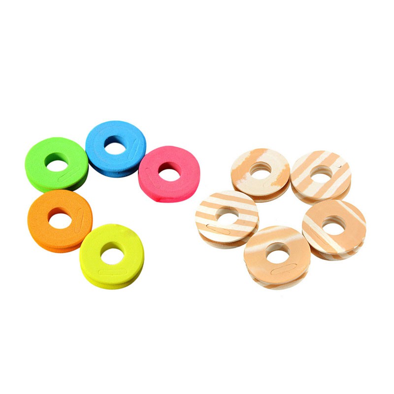 Set 100 đĩa quấn dây câu cá hình tròn thiết kế độc đáo bằng xốp