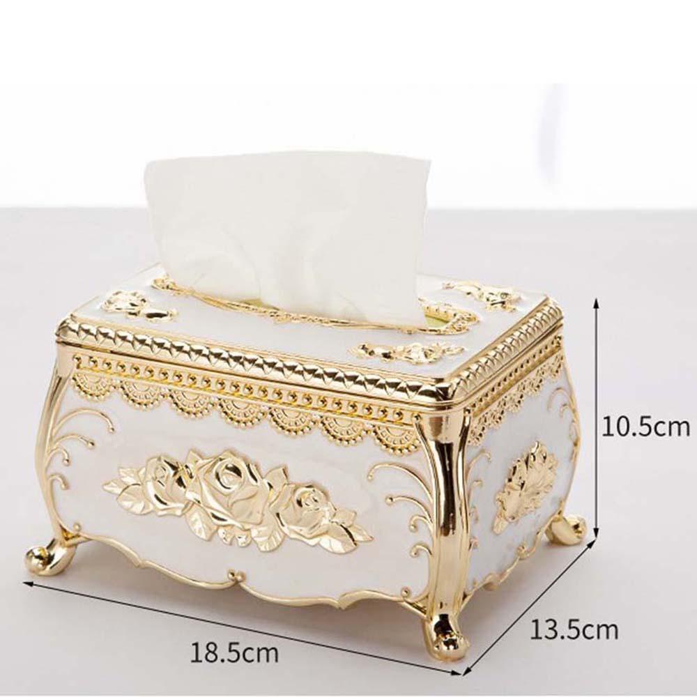 Hộp Đựng Khăn Giấy Để Bàn Bằng Acrylic Phong Cách Châu Âu Sang Trọng Giá Đỡ