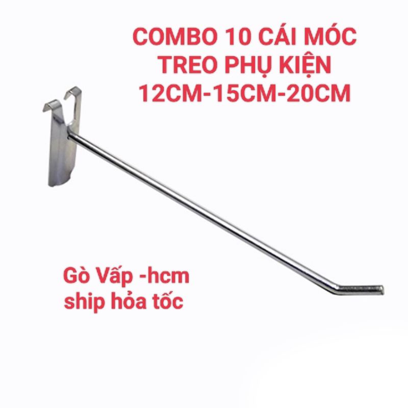 10 CÁI MÓC TREO PHỤ KIỆN 10cm -12CM-15CM-20CM LOẠI TỐT -SHIP HỎA TỐC -MÓC TREO ĐA NĂNG