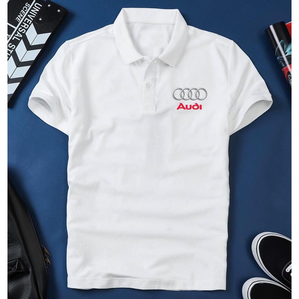 ÁO THUN  ÁO POLO NAM HÃNG XE AUDI CÓ CỔ THỜI TRANG THANH LỊCH CAO CẤP SẴN HÀNG TẠI SHOP