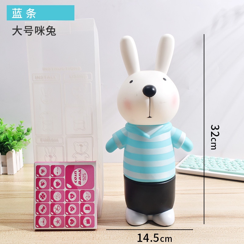 Hộp Đựng Tiền Xu Hình Thỏ Hoạt Hình Dễ Thương