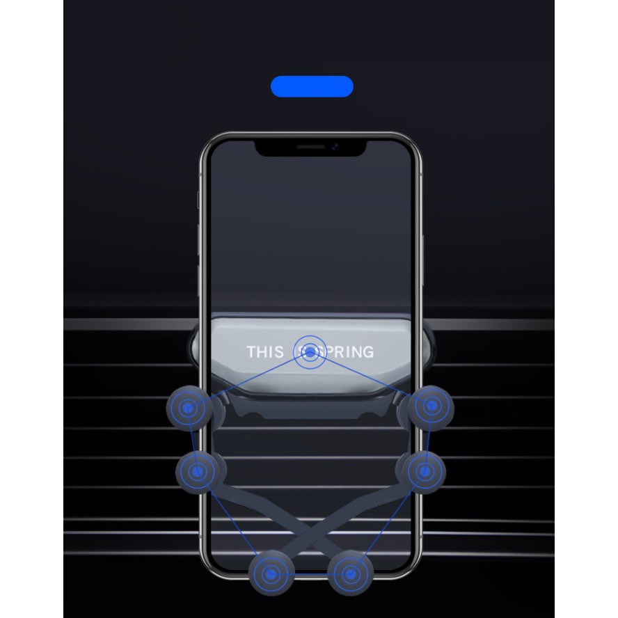 Giá đỡ điện thoại kẹp khe thông gió – Kẹp điện thoại lỗ thông gió xe hơi | BigBuy360 - bigbuy360.vn