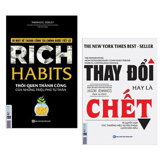 Sách - Combo Rich Habits+ Thay Đổi Hay Là Chết