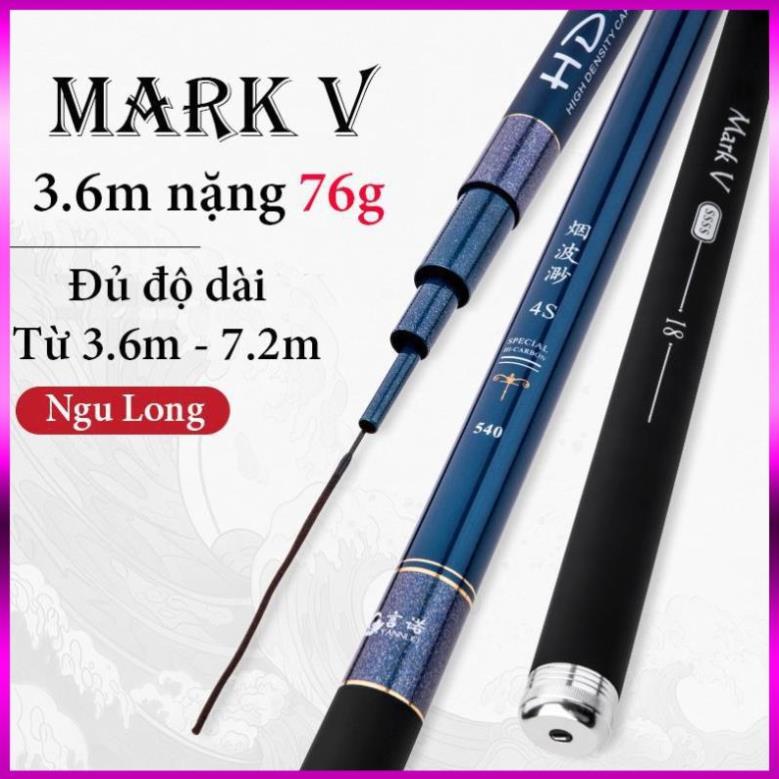 ⭐  Cần câu tay carbon 6H mark V