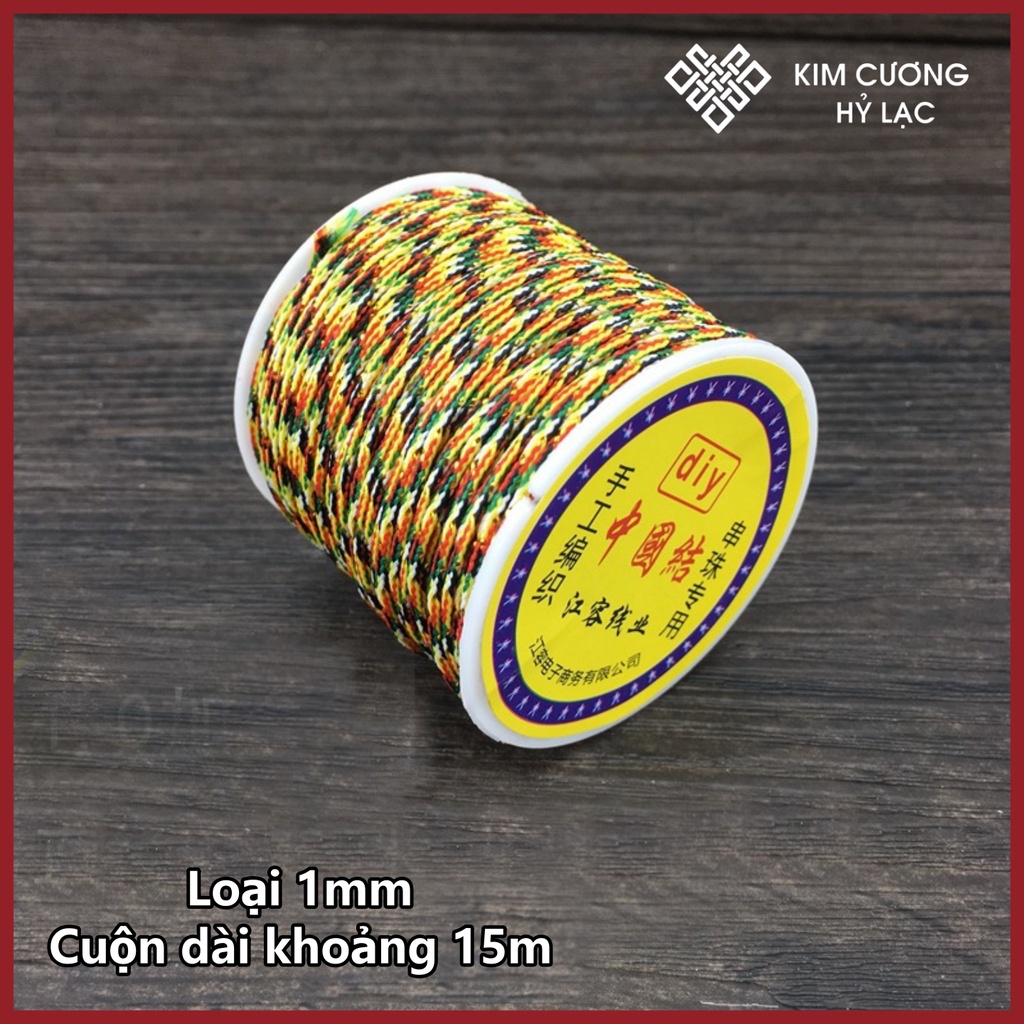 Chỉ Ngũ Sắc  Bình An Và May Mắn [Kim Cương Hỷ Lạc] - Hàng Loại 1