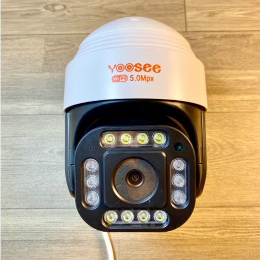 Camera yoosee 14 đèn-camera xoay 360 ngoài trời 3.0Mpx 4râu, quay đêm có màu,chống mưa, chống chộm