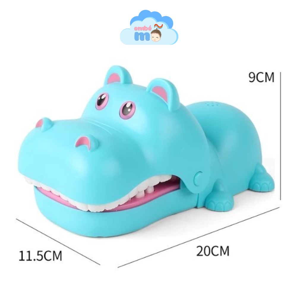 Đồ Chơi Khám Răng Cá Sấu/ Hã Mã Cắn Tay - Embé Mỡ
