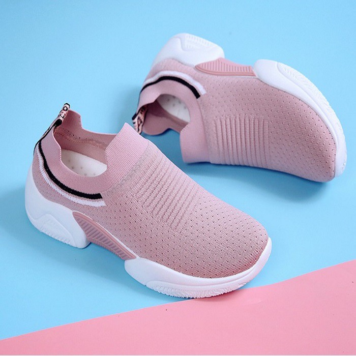 GIÀY LƯỜI NỮ,GIAỲ MỌI NỮ ĐẾ ĐỘN ,GIAỲ SLIP ON SIÊU CẤP 2 màu (đen - hồng) GN366 | WebRaoVat - webraovat.net.vn