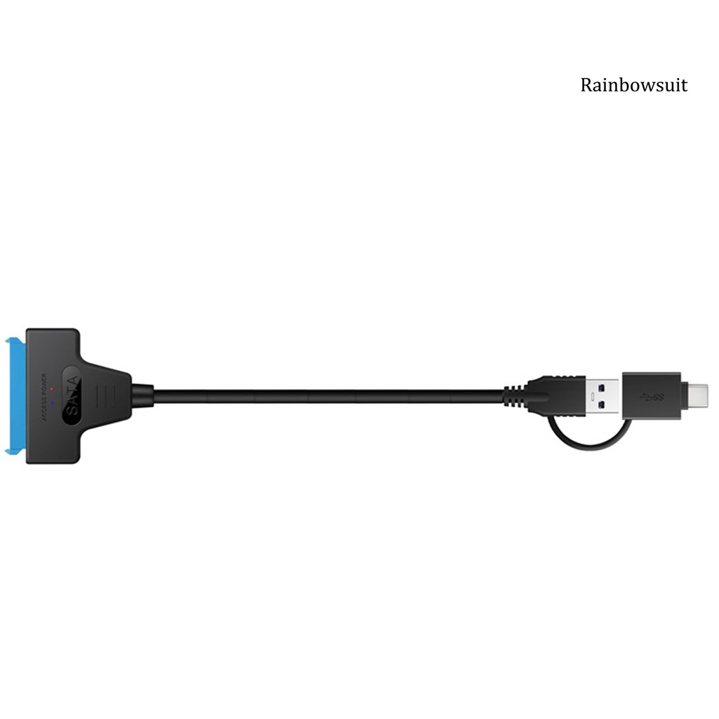 Cáp Chuyển Đổi Ổ Cứng Di Động 2 Trong 1 Type-C Usb 3.1 Sang Sata 20 / 50cm | BigBuy360 - bigbuy360.vn