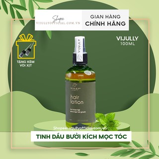 Xịt tinh dầu bưởi Vijully kích thích mọc tóc nhanh dài 3