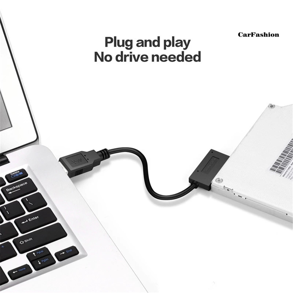 Cáp Chuyển Đổi Usb 2.0 Sang Mini Sata Ii 6 + 7 13pin Cho Ổ Đĩa Dvd / Cd Rom