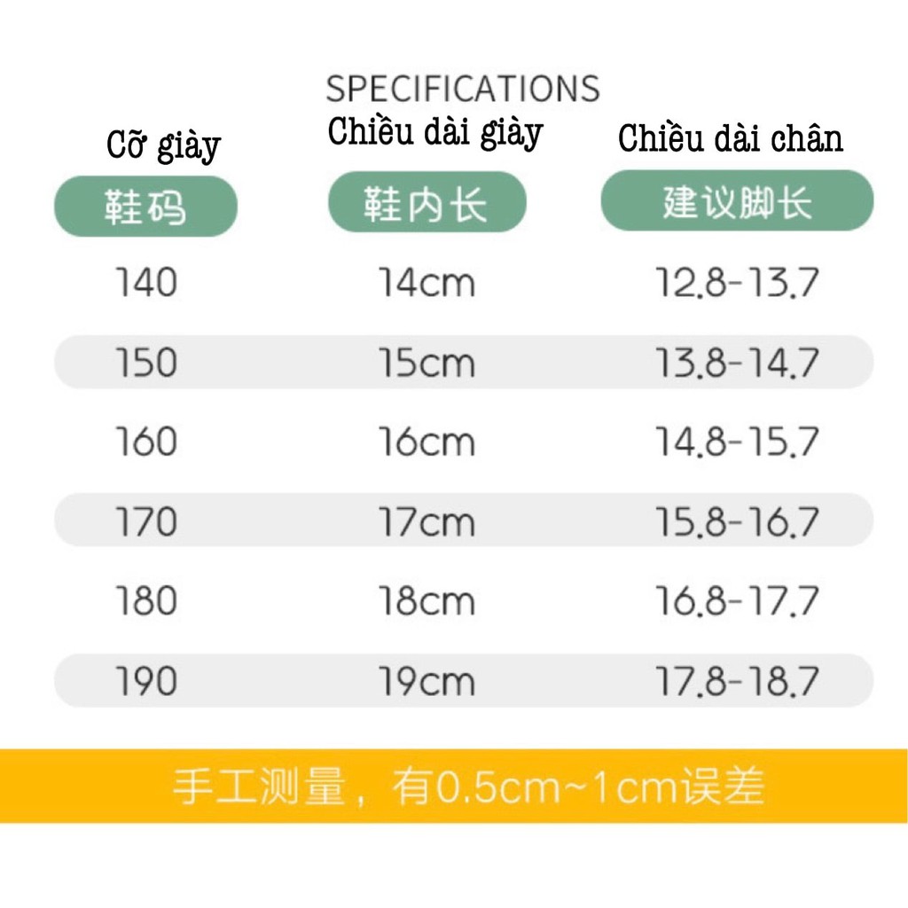 Giày Sục bé siêu xinh GR00024