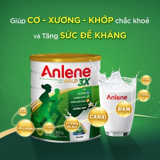 [Date 3.2025] Sữa bột Anlene 3X Vani lon 800g