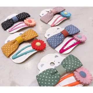 Set 2 kẹp tóc nơ xinh Hàn Quốc