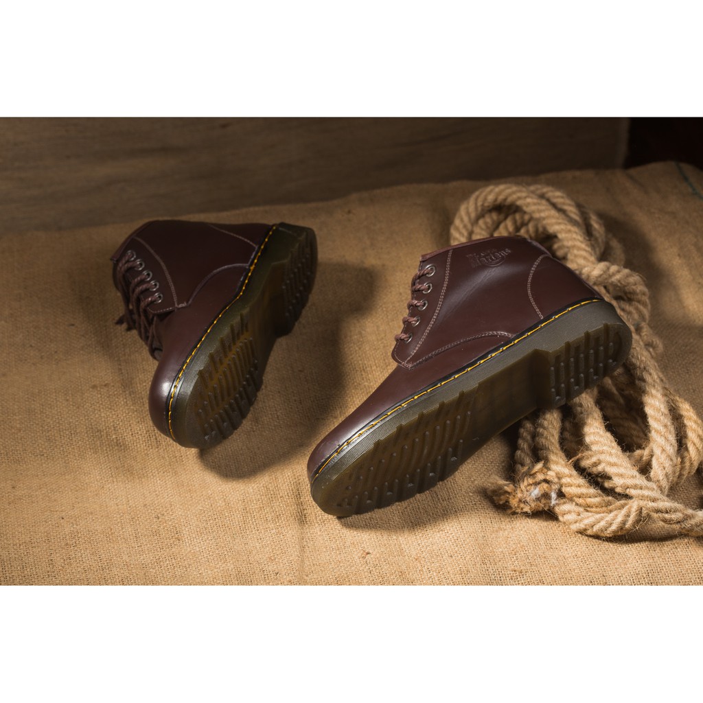Giày Cao Cổ Nam AROTI Boot Da Chất Đẹp Cao Cấp,Đế Khâu Chắc Chắn Form Mạnh Mẽ, Nam Tính Màu Nâu,Đen-Đủ size M354-N(GM)