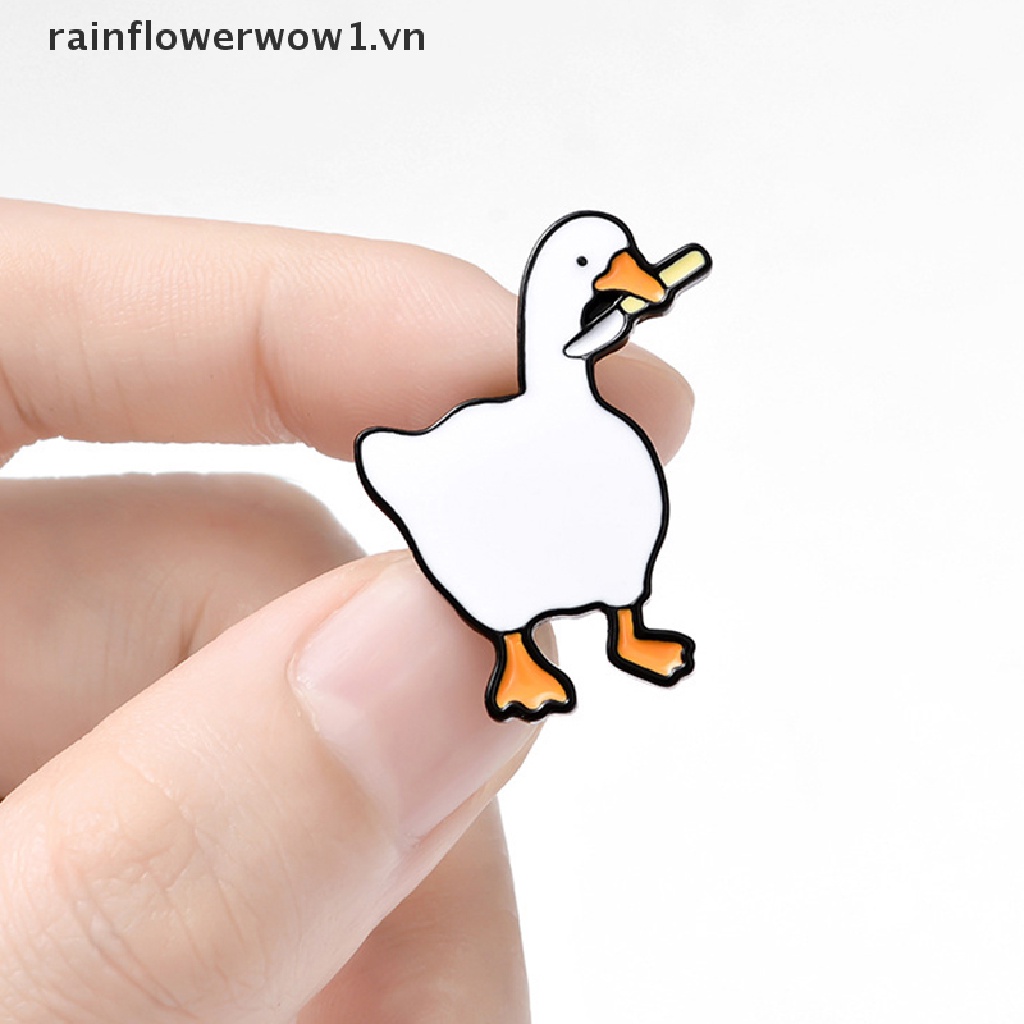 Ghim Cài Áo Hình Ngỗng Hoạt Hình Vui Nhộn