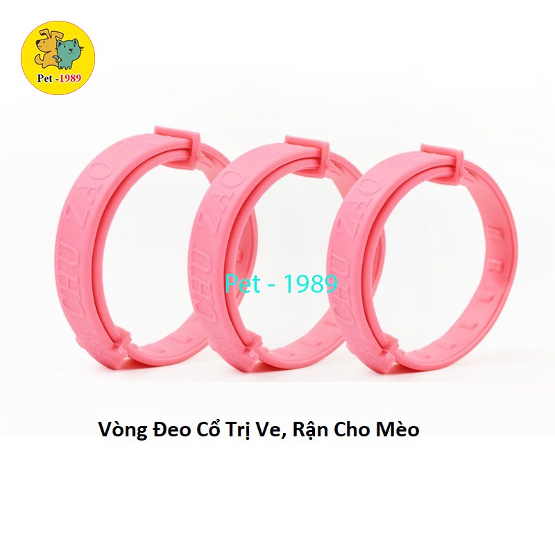 [Mã 99FMCGSALE giảm 8% đơn 500K] Vòng cổ Chống ve rận bọ chét cho chó mèo. Pet-1989